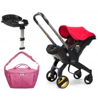 Акція! Автокрісло-коляска Doona + Infant Car Flame Red Сумка+База