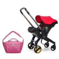 Акція! Автокрісло-коляска Doona + Infant Car Flame Red Сумка
