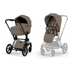 Коляска 2в1 Cybex Priam 5.0 BLK Coconut Brown