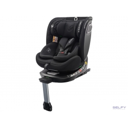 Автокрісло Velano Vento 360° i-Size 40–150 см, ISOFIX + опорна нога, black