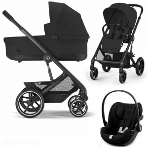 Коляска 3в1 Cybex Balios S BLK Moon Black 