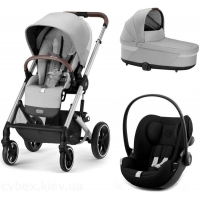 Коляска 3в1 Cybex Balios S SLV Stone Grey