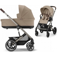 Коляска 2в1 Cybex Balios S Lux TPE Almond Beige
