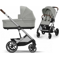 Коляска 2в1 Cybex Balios S Lux SLV Stone Grey