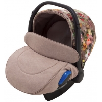 Автокрісло Adamex Kite Flowers FL5 Капучино (квіти)