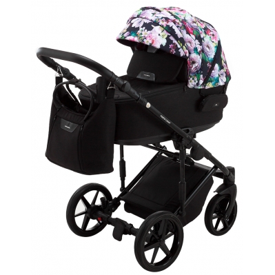 Коляска 2в1 Adamex Porto Light Flowers 10 Коляска 2в1 Adamex Porto Light Flowers 10