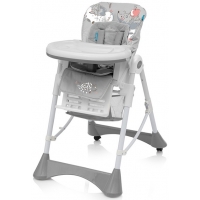 Стульчик для кормления Baby Design Pepe New 07 Gray