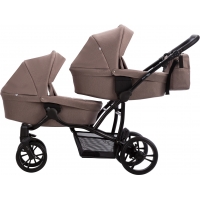 Коляска 2в1 для двійні Bebetto B 42 21 Бежевий