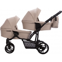 Коляска 2в1 для двійні Bebetto B 42 PRO 22 Бежевий