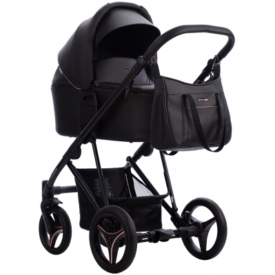 Коляска 2в1 Bebetto Flavio Pro 06 Чорний (екошкіра)