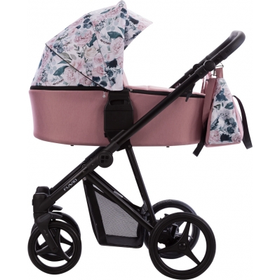 Коляска 2в1 Bebetto Flavio Flowers 02 Рожевий Коляска 2в1 Bebetto Flavio Flowers 02 Рожевий