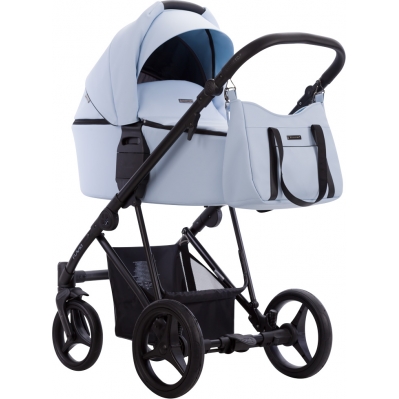 Коляска 2в1 Bebetto Flavio Pro 08 Блакитний (екошкіра) Коляска 2в1 Bebetto Flavio Pro 08 Блакитний (екошкіра)