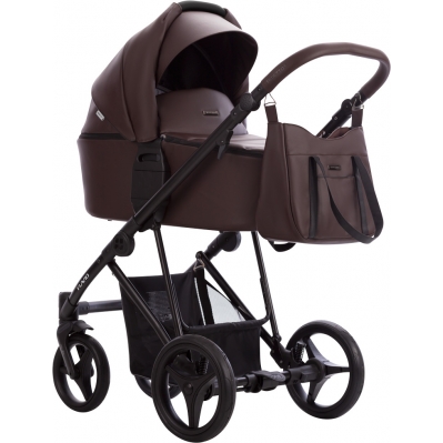 Коляска 2в1 Bebetto Flavio Pro 11 Шоколад (екошкіра) Коляска 2в1 Bebetto Flavio Pro 11 Шоколад (екошкіра)