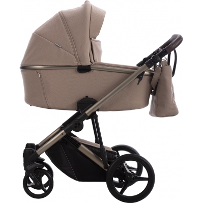 Коляска 2в1 Bebetto Loren Premium Class Sand 02