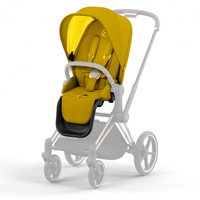 Чохол тканинний для прогулянкового блоку Priam Mustard Yellow