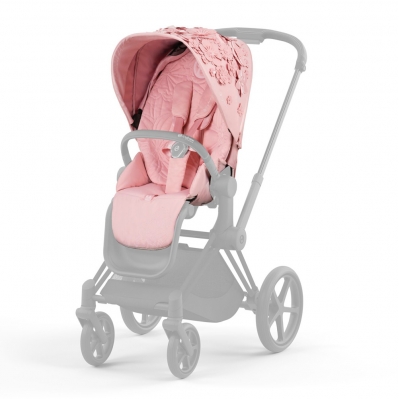 Чохол тканинний для прогулянкового блоку Priam Simply Flowers Pink