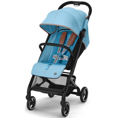 Прогулянкова коляска Cybex Beezy Beach Blue (з бампером)