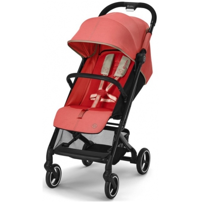 Прогулянкова коляска Cybex Beezy Hibiscus Red (з бампером)
