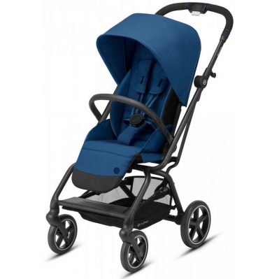 Прогулянкова коляска Cybex Eezy S Twist+ 2 BLK Navy Blue (з бампером)