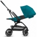 Прогулянкова коляска Cybex Eezy S Twist+ 2 BLK River Blue (з бампером)