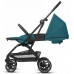 Прогулянкова коляска Cybex Eezy S Twist+ 2 BLK River Blue (з бампером)