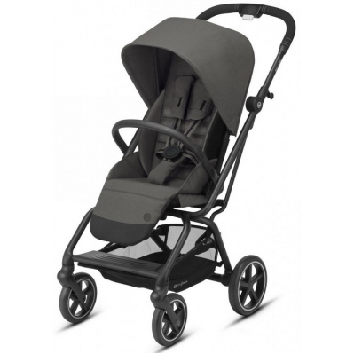 Прогулянкова коляска Cybex Eezy S Twist+ 2 BLK Soho Grey (з бампером)