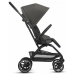 Прогулянкова коляска Cybex Eezy S Twist+ 2 BLK Soho Grey (з бампером)