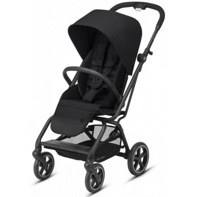 Прогулянкова коляска Cybex Eezy S Twist+ 2 BLK Deep Black (з бампером)