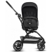 Прогулянкова коляска Cybex Eezy S Twist+ 2 BLK Deep Black (з бампером)