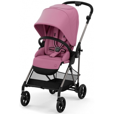 Прогулянкова коляска Cybex Melio Magnolia Pink purple