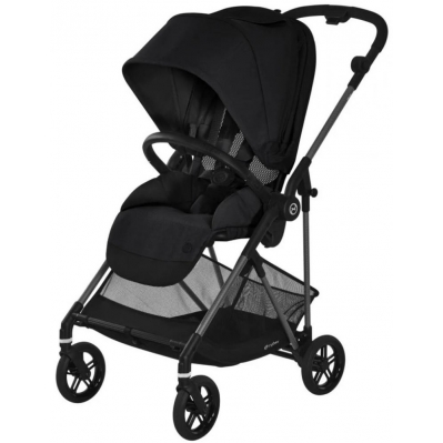 Прогулянкова коляска Cybex Melio Carbon Deep Black