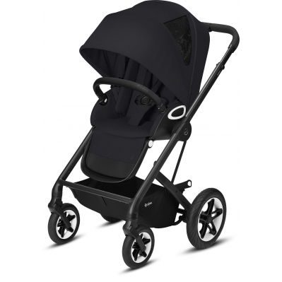 Прогулянкова коляска Cybex Talos S Deep Black black (з бампером)