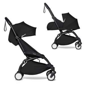Коляска 2в1 BABYZEN YOYO² з люлькою Bassinet Black / Черный (черная рама) 