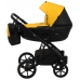 Коляска 2в1 Bair Kiwi BK-63/15 Жовтий - Чорний (екошкіра)