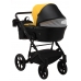 Коляска 2в1 Bair Kiwi BK-63/15 Жовтий - Чорний (екошкіра)