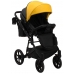Коляска 2в1 Bair Kiwi BK-63/15 Жовтий - Чорний (екошкіра)