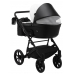 Коляска 2в1 Bair Kiwi BK-51/15 Білий - Чорний (екошкіра) Коляска 2в1 Bair Kiwi BK-51/15 Білий - Чорний (екошкіра)