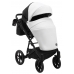 Коляска 2в1 Bair Kiwi BK-51/15 Білий - Чорний (екошкіра) Коляска 2в1 Bair Kiwi BK-51/15 Білий - Чорний (екошкіра)