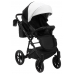 Коляска 2в1 Bair Kiwi BK-51/15 Білий - Чорний (екошкіра) Коляска 2в1 Bair Kiwi BK-51/15 Білий - Чорний (екошкіра)