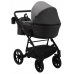 Коляска 2в1 Bair Kiwi BK-21/15 Сірий - Графіт (екошкіра)