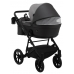 Коляска 2в1 Bair Kiwi BK-21/15 Сірий - Графіт (екошкіра)