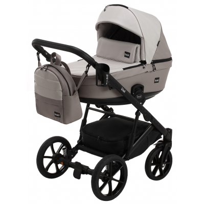 Коляска 2в1 Bair Kiwi BK-14/13 Бежевий - Капучино (екошкіра)
