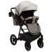 Коляска 2в1 Bair Kiwi BK-14/13 Бежевий - Капучино (екошкіра)