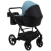 Коляска 2в1 Bair Kiwi BK-7/15 Блакитний - Чорний (екошкіра) Коляска 2в1 Bair Kiwi BK-7/15 Блакитний - Чорний (екошкіра)
