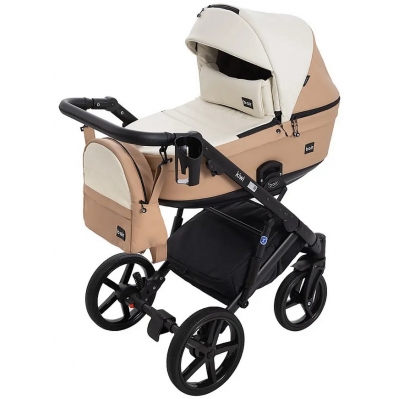 Коляска 2в1 Bair Kiwi BK-55/24 Світло-бежевий / Карамель (екошкіра) Коляска 2в1 Bair Kiwi BK-55/24 Світло-бежевий / Карамель (екошкіра)