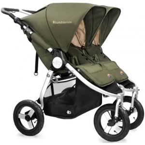 Прогулочная коляска для двойни Bumbleride Indie Twin Camp Green 