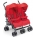 Прогулочная коляска для двойни Cam Twin Flip Красный 850/24