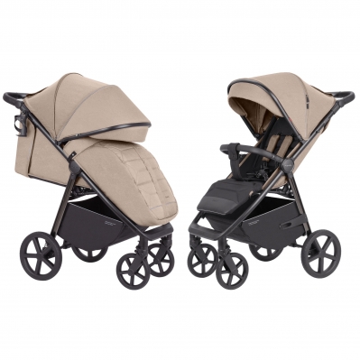 Прогулянкова коляска Carrello Bravo Plus CRL-5515 Ivory Beige NF Прогулянкова коляска Carrello Bravo Plus CRL-5515 Ivory Beige NF