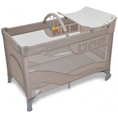 Манеж-кроватка Espiro Dream 109 Beige Fun Манеж-кроватка Espiro Dream 109 Beige Fun