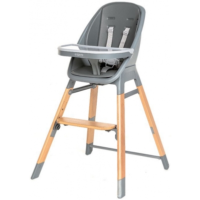 Стільчик для годування 4в1 Espiro Sense 07 Gray Стільчик для годування 4в1 Espiro Sense 07 Gray